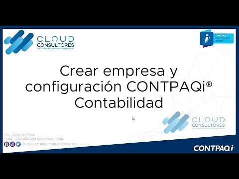 CONTPAQi CONTABILIDAD CREAR EMPRESA Y CONFIGURACION BASICA