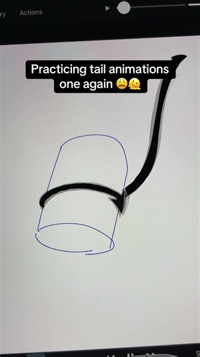 Animating tails were one of the most difficult things for my small small brain and I am slowly crawling towards my ultimate goal 🤧🫠Fergus, it’s soon going to be your time to shine ✨ #2danimation #tails #incubus #tiefling #ocart