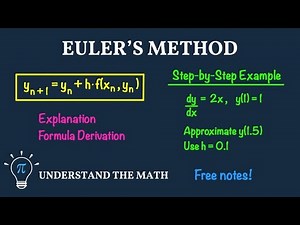 Euler’s Method Explained (Numerical Approximation Step-by-Step)