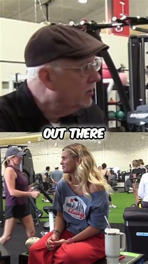 All Hours Fitness Open House Rick Godley talks with Hunter Rinicker # 14 of 17