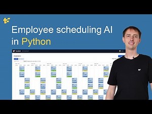 Employee shift scheduling AI using Python