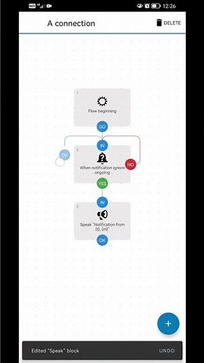 Automate flow to read all notifications in Android
