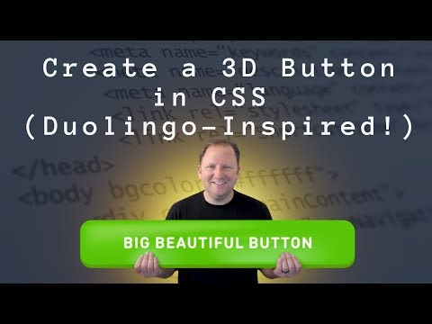 Create a 3D Button in CSS (Duolingo-Inspired!)