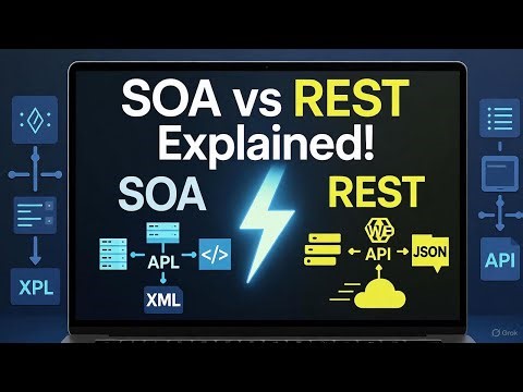 SOA vs REST Explained Simply | Web Services Made Easy!