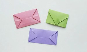 3 Easy Ways of Folding Origami Envelopes (No-Glue)   Video | The Craftaholic Witch
