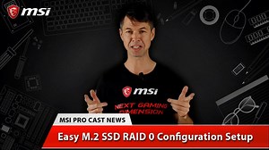 Do you want to set up M.2 SSD RAID, but don’t know where to start & how to do it right? 🎥 Check out the Full version video https://goo.gl/d1BkTG #CreateWithMSI #VideoEditingPC | MSI Gaming