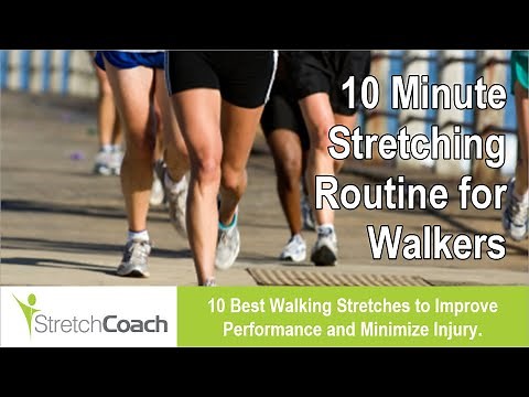 Best Walking Stretches, Walking Stretching Routine, Flexibility Program for Walkers