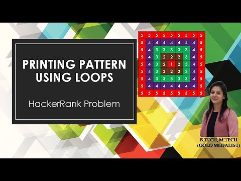 C Code to Print Pattern of Numbers (HackerRank Problem) || Competitive Coding