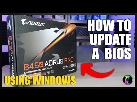 How to update the bios on a Gigabyte Motherboard in windows.