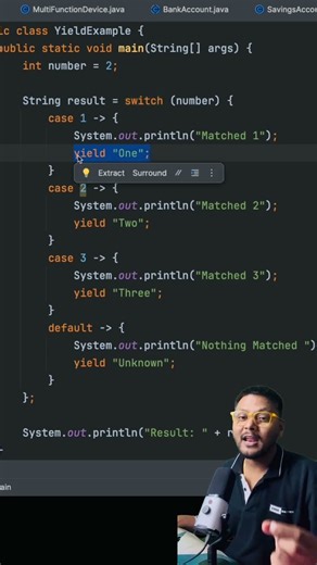 Yeild Keyword In Java #coding #java