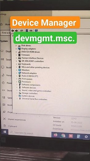 Device Manager Run Command windows 10 pro laptop computer how to open device manager run command hp