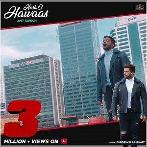 3 million on day 3! But more than numbers its the love its recieving. Keep loving and keep sharing #HOSHOHAWAAS Available on all streaming platforms and ATM (Amit Tandon Music) on youtube! Copy paste the link below https://youtu.be/mko8MGaBtO4 | Amit Tandon