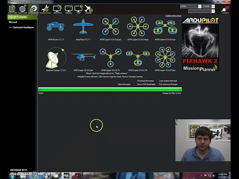 MINDS i Mission Planner Step #2 Installing Firmware
