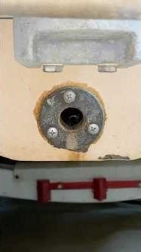 Repair boat hull drain plug and seal