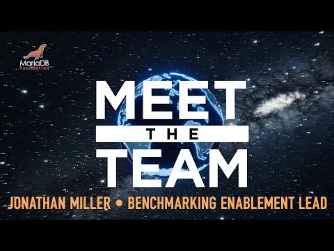 Meet the team - Jonathan Miller - Benchmarking Enablement Lead