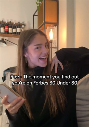 Noa Cohen: Moment of Forbes 30 Under 30 Reveal