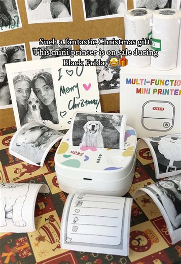 Mini Bluetooth Thermal Sticker Printer for Easy Printing