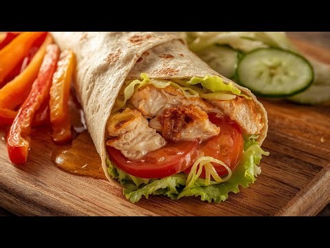 Quick & Easy Wrap Recipe | Tasty Homemade Roll
