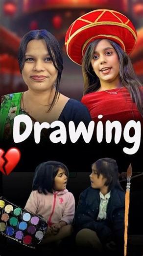 Middle Class 💔😱 Drawing Competition 🎨 #shorts #maa #school #2026