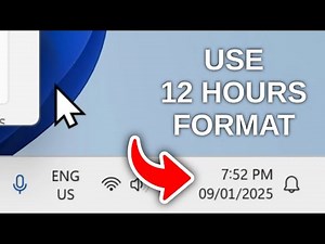 How to Change Clock to 12 hours Format in Windows 11