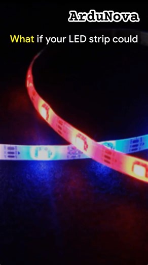WiFi-Controlled LED Strip with LDR Sensor | Smart Reactive Lighting DIY! #arduino #arduinodiy