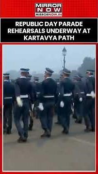 Republic Day Parade Rehearsals Begin At Kartavya Path Ahead Of January 26 #shorts