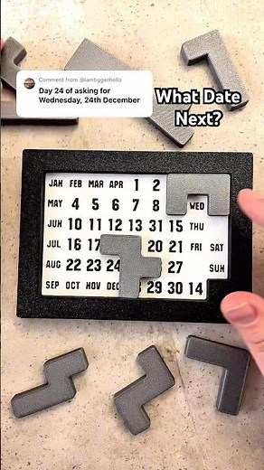Solving the Calendar Puzzle 🧩from your comments!