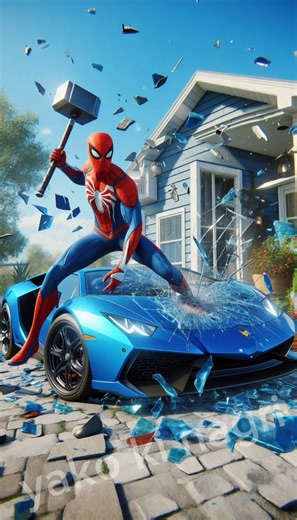 Spider-Man ke bich mein aaya bahrupiya#shorts#Spider-Man