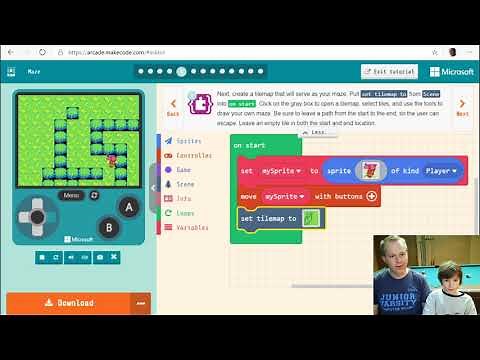 MakeCode Arcade - Maze