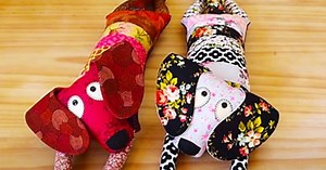 How To Make A Patchwork Dog Using A Free Pattern