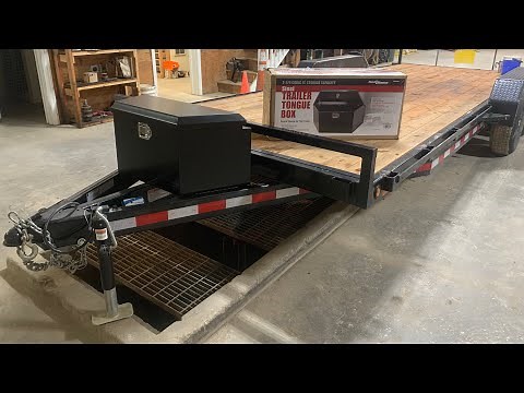 HarborFreight trailer toolbox install