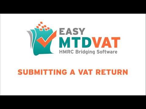 Submitting a VAT Return to HMRC using Easy MTD VAT