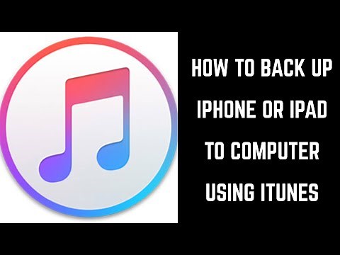 How to Backup iPhone or iPad to Computer Using iTunes
