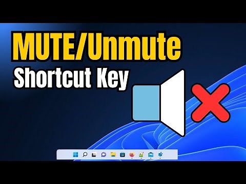 How to Set Up MUTE Hotkey in Windows 11 (Best SHORTCUT Key)
