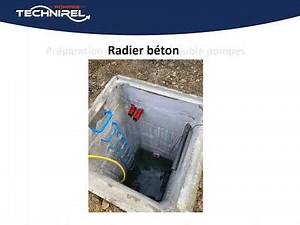 Installation d'un poste de relevage kit regard béton - Technirel