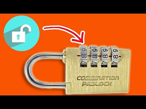 How to crack a combination lock in seconds With No tools (life hacks)