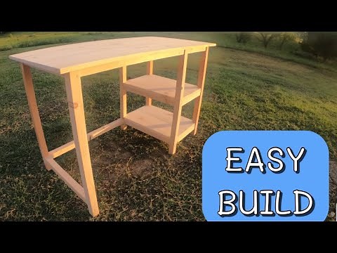 DIY Desk For People NEW To Woodworking (All Steps And Cut List)