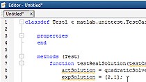 Getting Started with the MATLAB Unit Test Framework