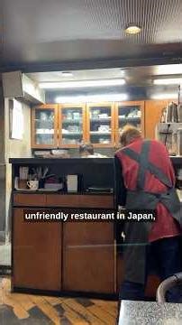 Trying Japan’s “unfriendly” restaurants