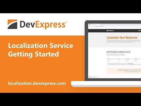 DevExpress Localization: Getting Started