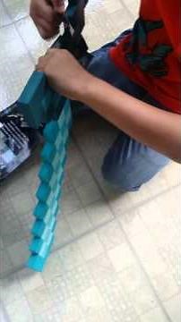 Minecraft Foam Diamond Sword toy Review & unboxing