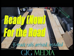 Ready (Now) for the Road | E-track Rails Arrived, Installed | Cargo Van Business