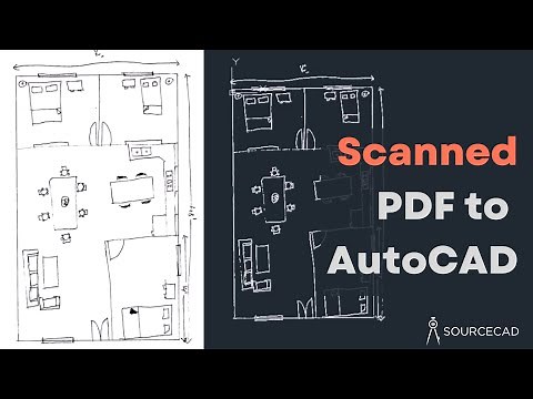 Convert scanned PDF and Image into DWG