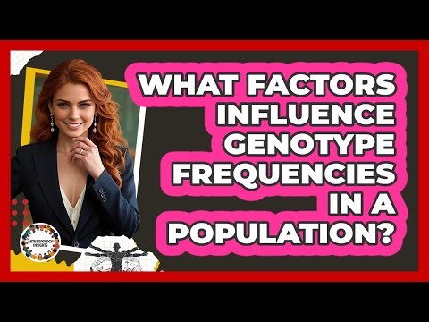 What Factors Influence Genotype Frequencies In A Population?