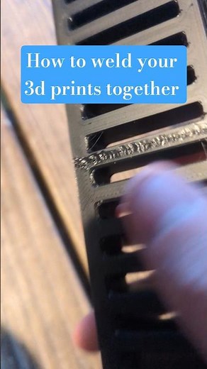 Weld Your 3d prints to give them a welded together or smoother look! #3dprinting #3dprint #shorts