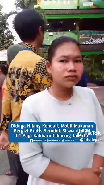 Kecelakaan Mobil MBG di SDN Kalibaru 01 Pagi Cilincing