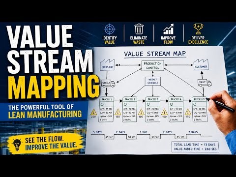 Lean Manufacturing Tool: Value Stream Mapping Explained Clearly