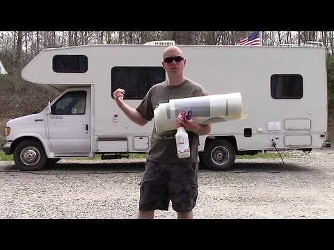 Class C RV Cheap DIY Vinyl Graphics Replacement