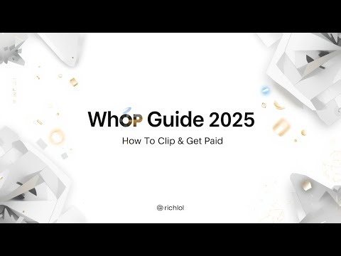 💰 How To Use Whop & Get Paid Fast | Full Whop Guide for Beginners (2025)