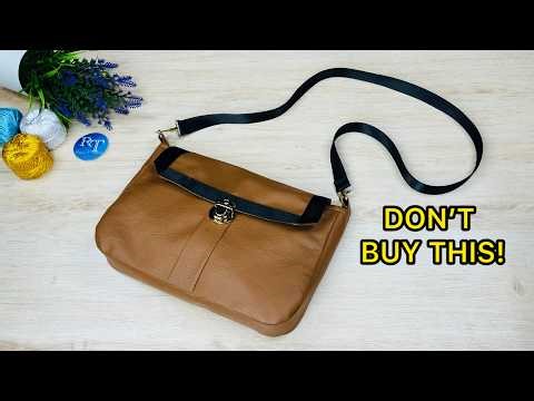 Don’t Buy Expensive Bags… Make This Elegant Flap Shoulder Bag at Home